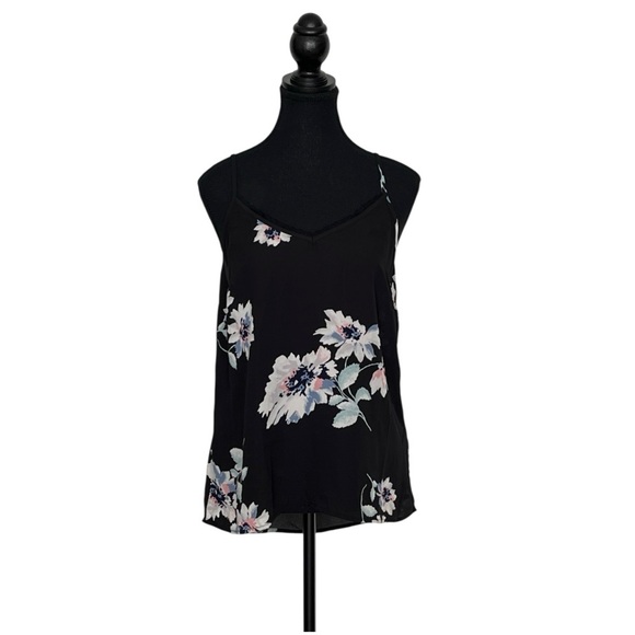 Reitmans Floral Black Camisole Top size medium - Picture 1 of 7